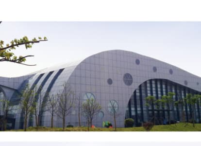 新疆会议中心外景网架工程
